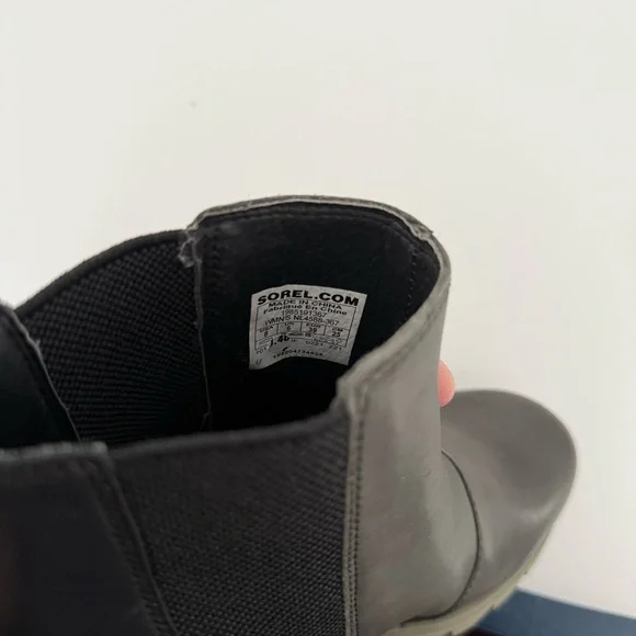 SOREL WOMENS JOAN OF ARCTIC WEDGE III CHELSEA BOOTIE SIZE 8 - Picture 7 of 8